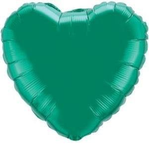 Emerald Green Heart 18&#39;&#39; Mylar Balloon