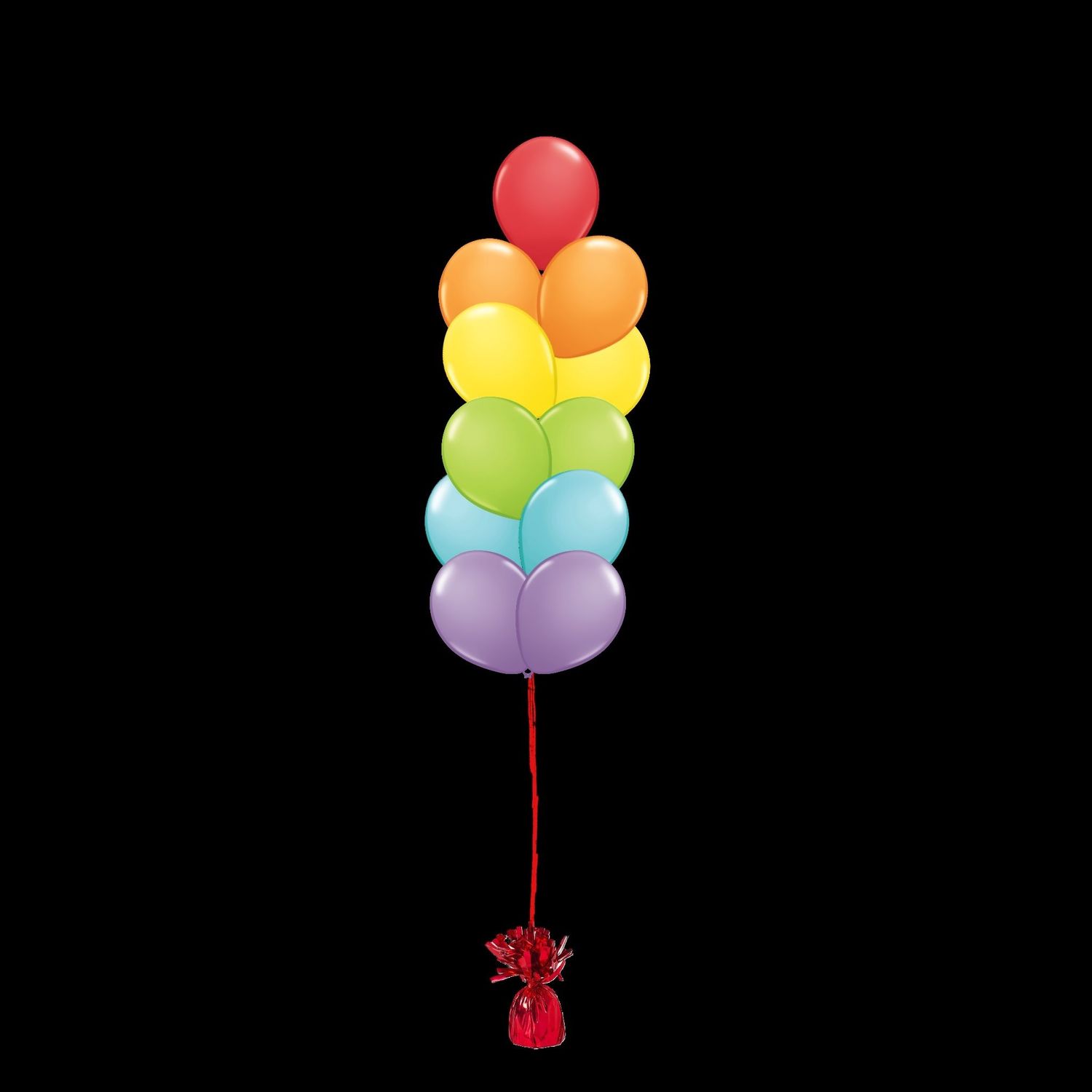 12 Balloons to a Weight Not-Treated