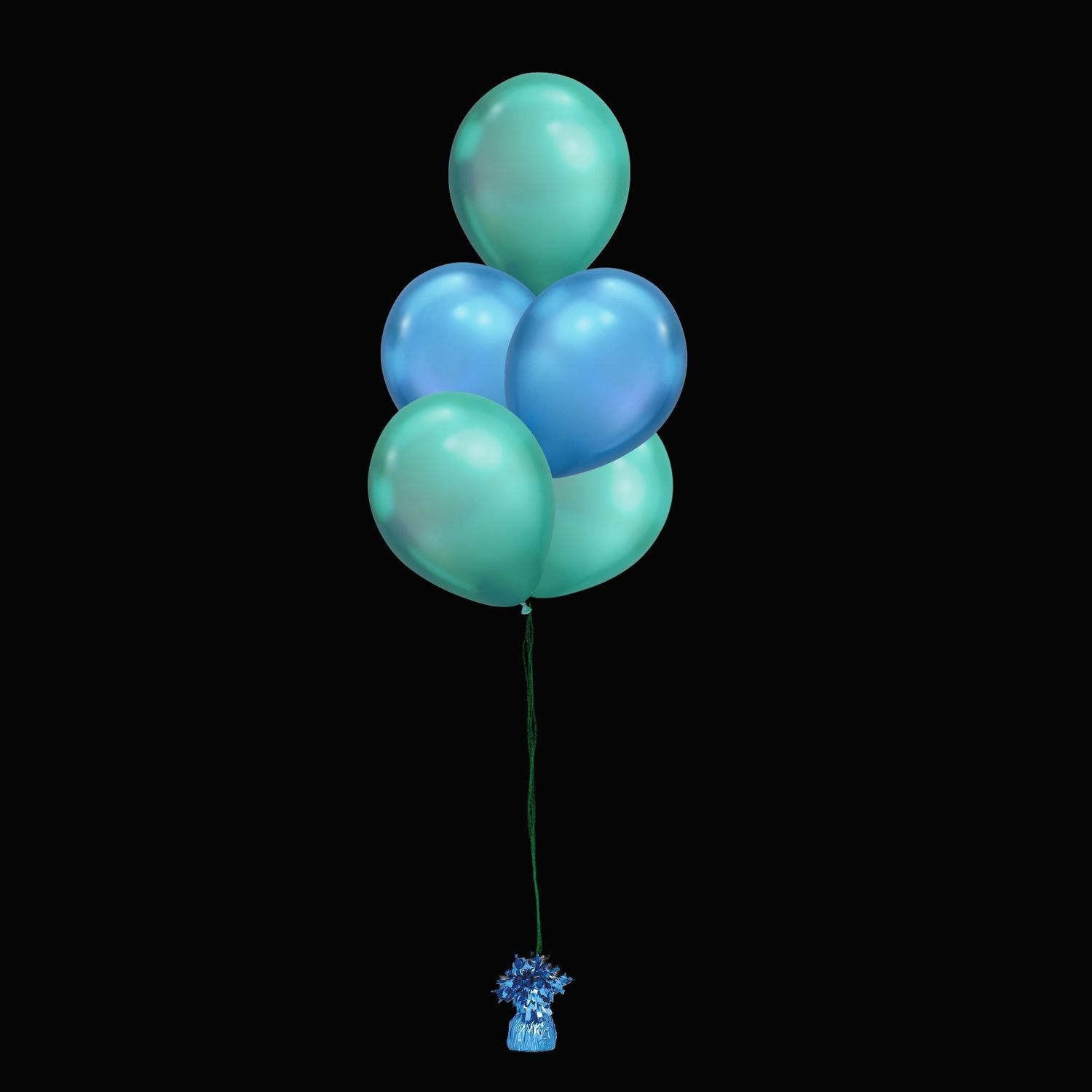 5 Balloons to a Weight Not-Treated
