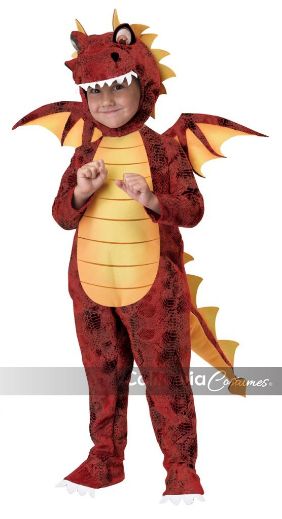 Toddler Costume Fire Breathing Dragon Medium