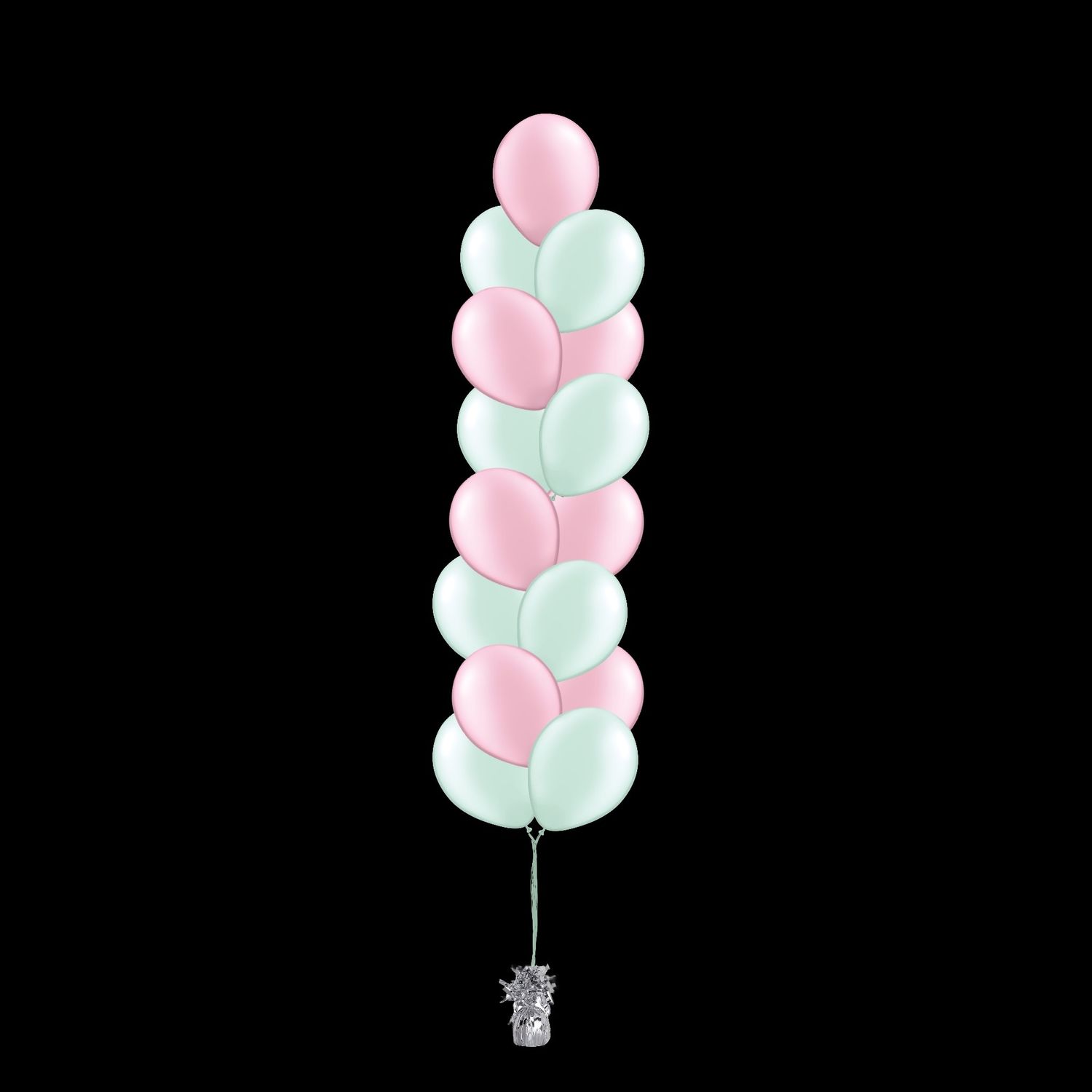 15 Balloons to a Weight Treated