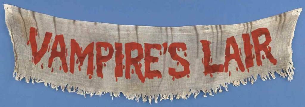 Vampires Lair Cloth Banner