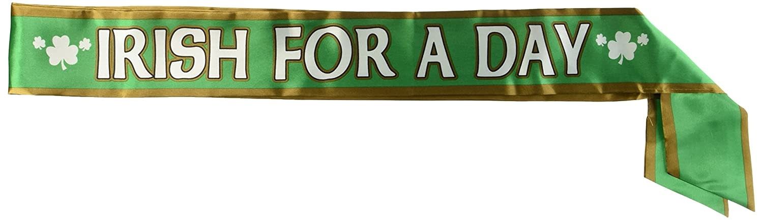 St Patricks Irish for a Day Sash