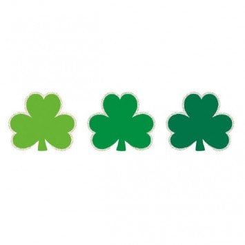 St. Patrick&#39;s Day Paper w/Glitter Super Value Pack Mini Cutouts