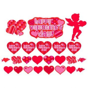 Valentine&#39;s Cutouts Super Mega Value Pack