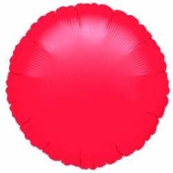 Ruby Red Round 18&quot; Mylar Balloon