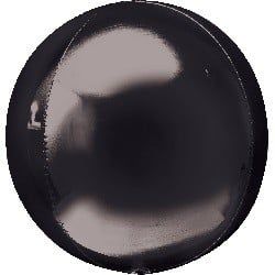 Bubble Black Orbz Mylar Balloon