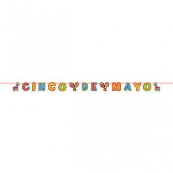 Cinco De Mayo Glitter Banner