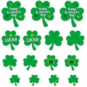 St. Patrick&#39;s Day Printed Paper Mega Value Pack Cutouts