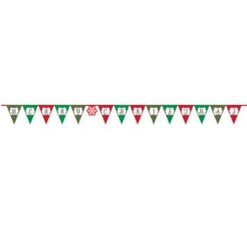 Merry Christmas Pennant Banner