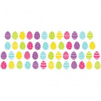 Easter Super Value Mini Glitter Packaged Paper Cutouts