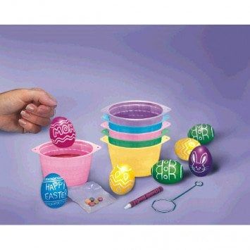 Easter Plastic Egg Dying Coloring Cups