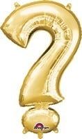 Gold Shape ? Mylar 34&quot; Balloon