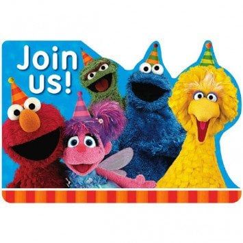 Sesame Street® Postcard Invitations