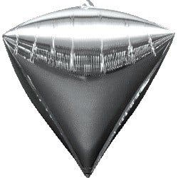 Silver Diamond Mylar Balloon