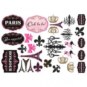 Day in Paris Mega Value Pack Cutouts