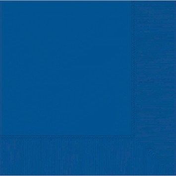 Bright Royal Blue Lunch Napkins 3-Ply (50)