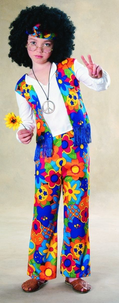 Child Hippie Large (12-14) Costume