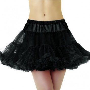Black Full Petticoat X-Large