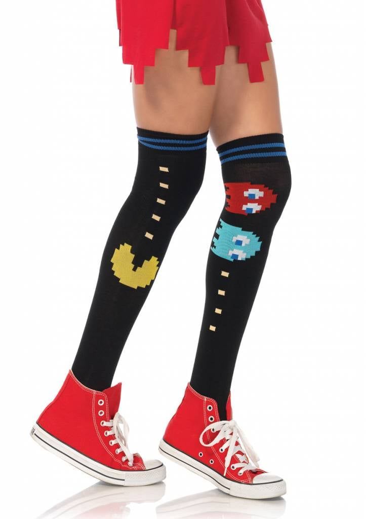 Pac Man Over The Knee Socks
