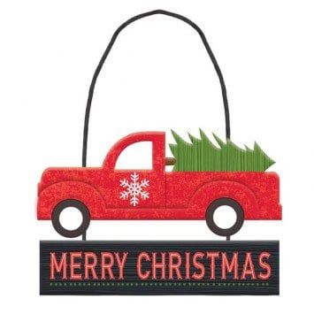 Vintage Christmas Mini Message Decoration