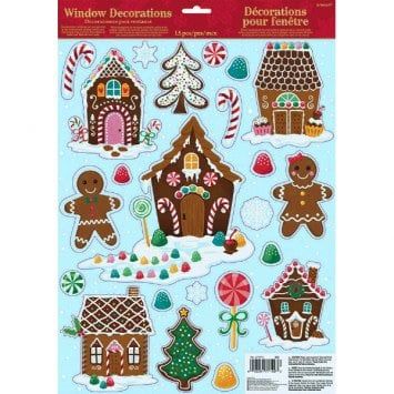 Gingerbread House Window Decorations