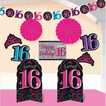 Sweet Sixteen Room Decorating Kit