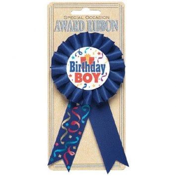 Birthday Boy Award Ribbon