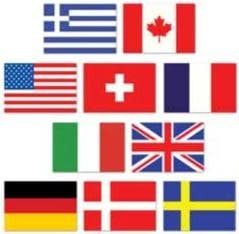 Mini International Flags (10)