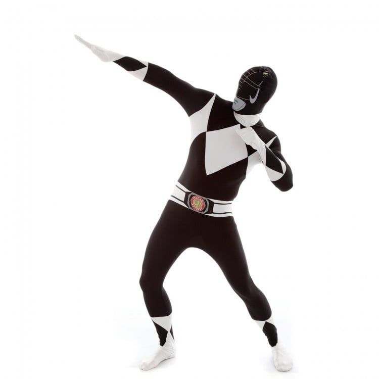 Morphsuit Black Power Ranger XL