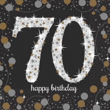 Sparkling Celebration 70 Beverage Napkins (16)