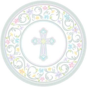 Blessed Day Round Plates, 7&quot; (18)