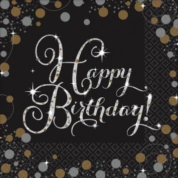 Sparkling Celebration Luncheon Napkins Happy Birthday (16)