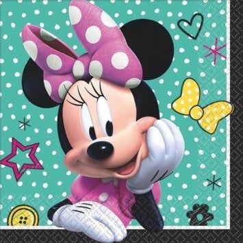 Disney Minnie Mouse Happy Helpers Beverage Napkin (16)