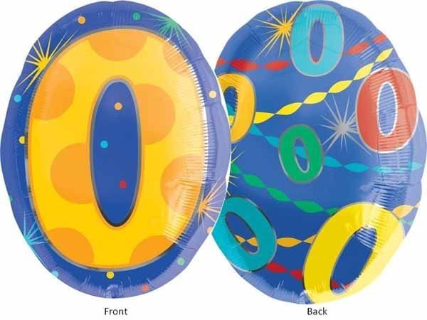 #0 Multicolour Shape 18&quot; Mylar Balloon
