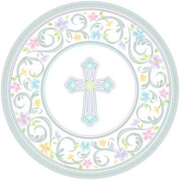 Blessed Day Round Plates, 10 1/2&quot; (18)