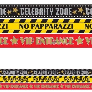 Hollywood Glossy Plastic Party Tape