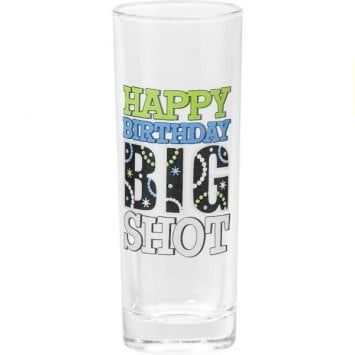 Happy Birthday Big Shot Glass