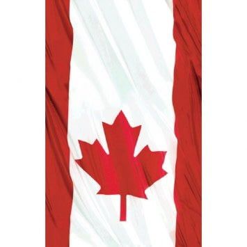 Waving Flag Plastic Table Cover