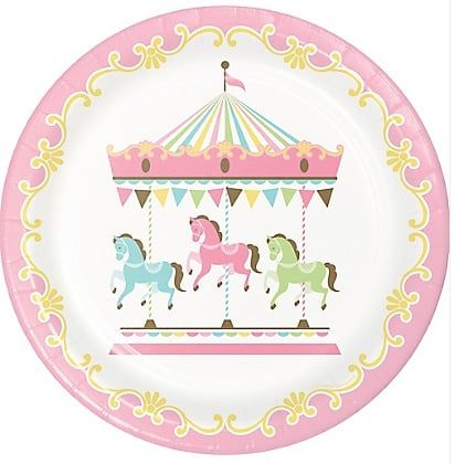 Carousel Lunch Plate (8)