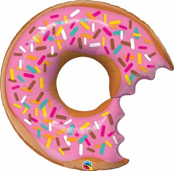 Bit Donut &amp; Sprinkle 36&quot; Mylar Balloon