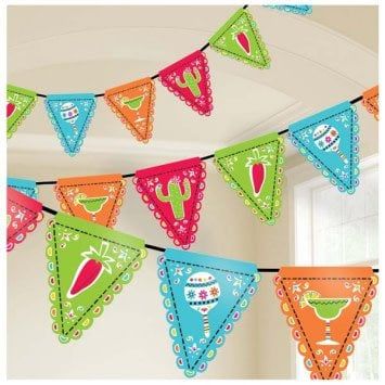 Picado De Papel Mini Flag Banner