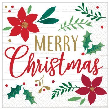 Christmas Wishes Luncheon Napkins (16)