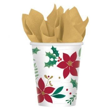 Christmas Wishes Paper Cup 9 oz. (8)