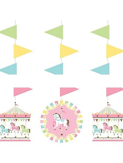 Carousel Hanging Cutouts (3)