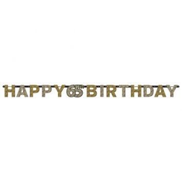 Sparkling Celebration 65 Prismatic Letter Banner