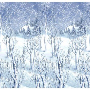 Winter Wonderland Scene Setters Plastic Room Roll