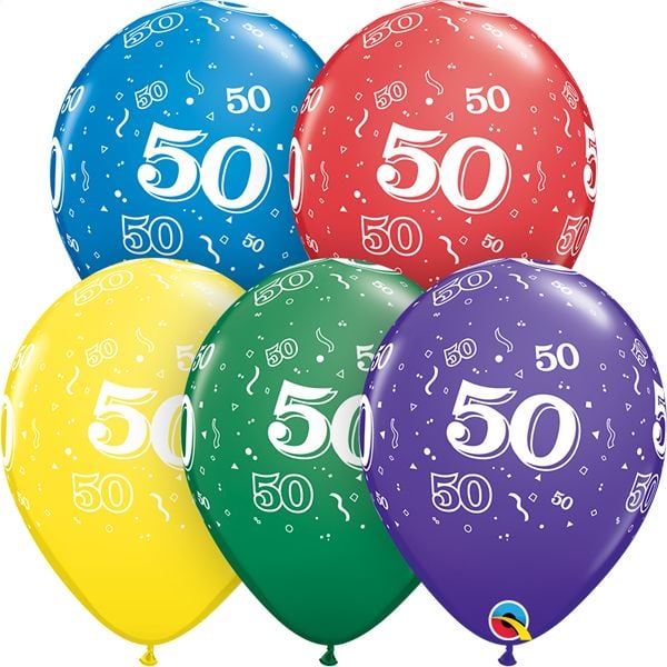 11&quot; #50 Around Balloons (Without Helium)