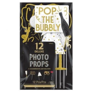 New Year&#39;s Honeycomb Photo Props Kit
