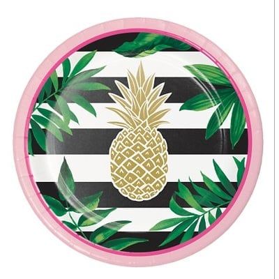 Pineapple Wedding Dessert Plates (8)